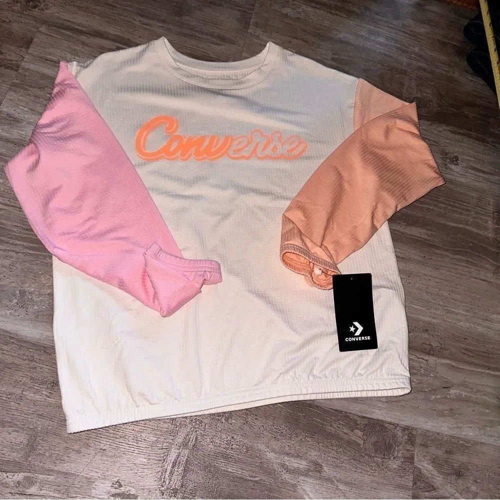 Nwt Converse Relaxed Blocked Graphic Tee SZ L